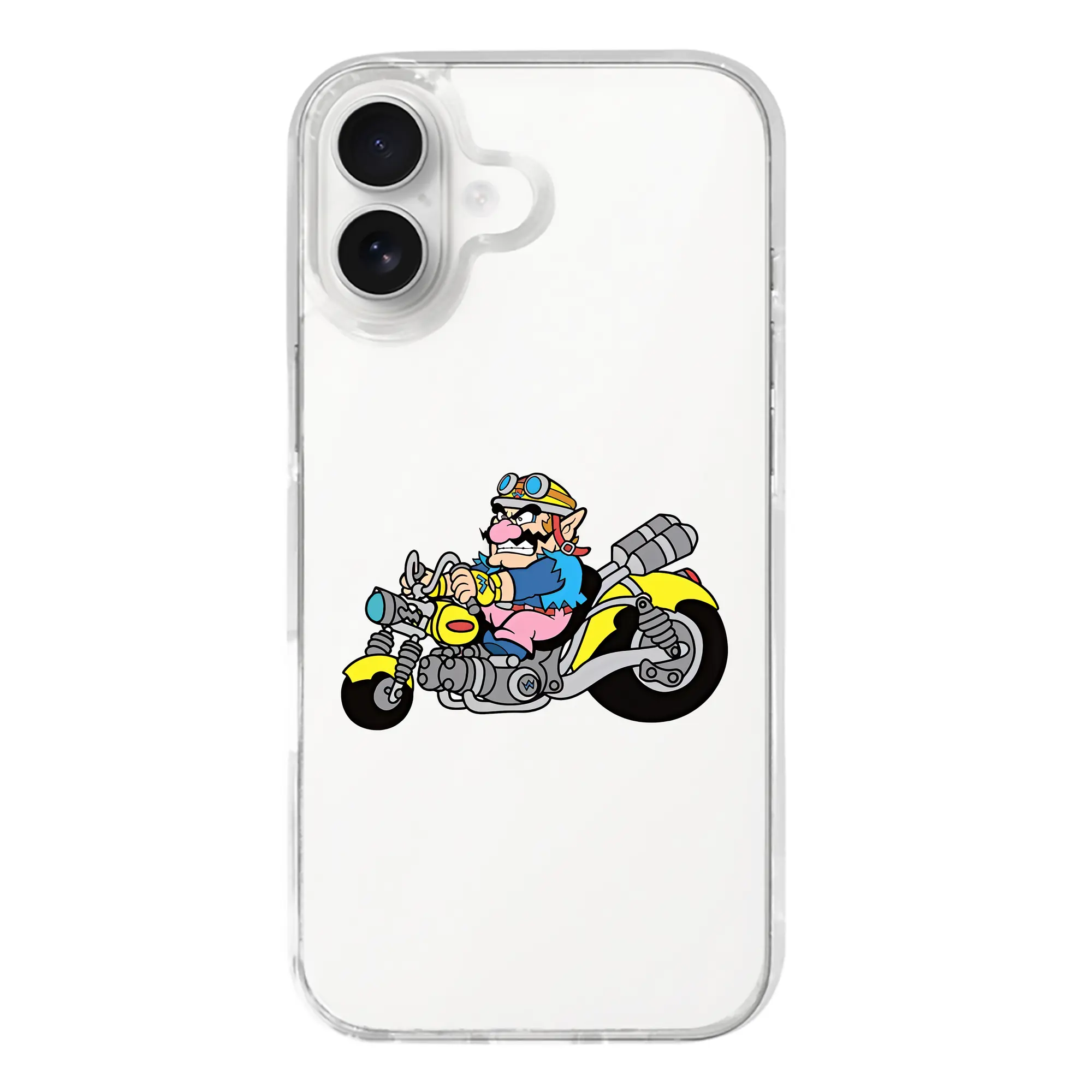 マリオ グッズ ワリオ - iPhone 17シリーズ 透明スマホケース – 薄型・耐衝撃・精密フィット保護カバー